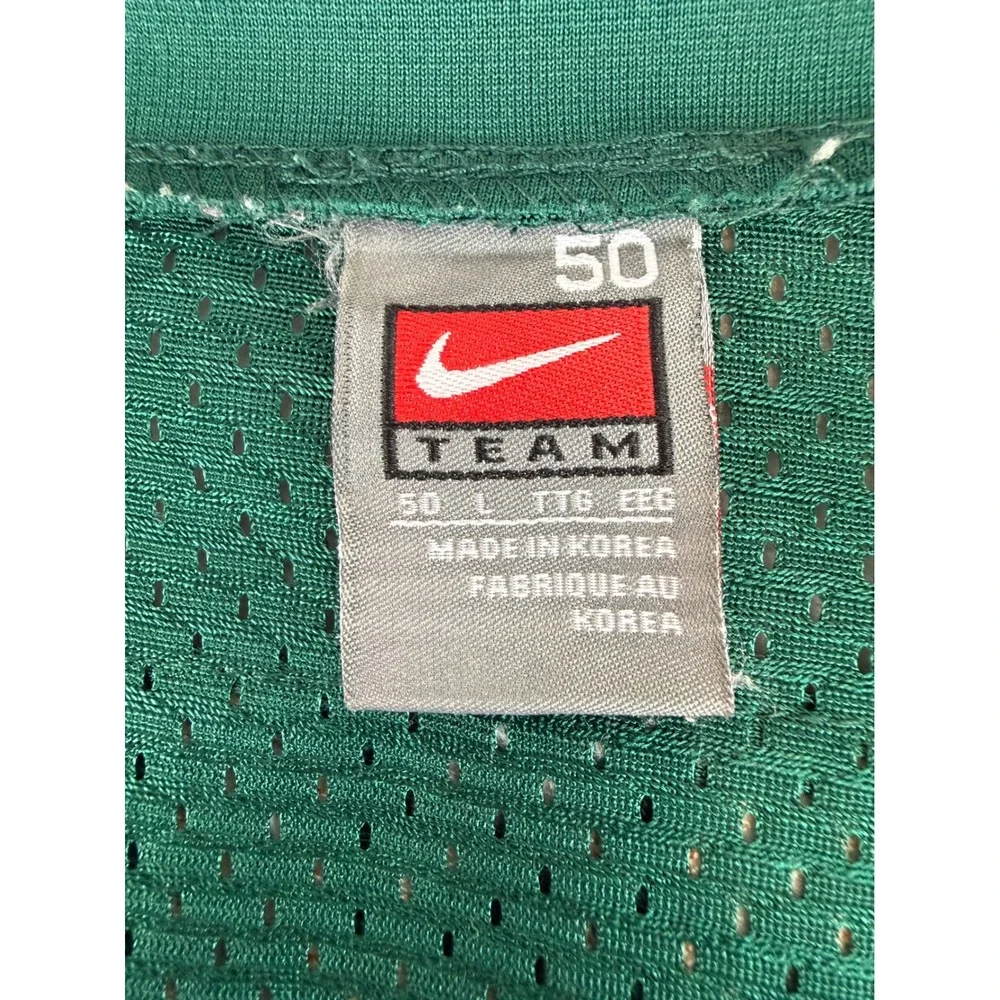 Nike Football Jersey Mens 50 Green Miami Hurricanes SEC Embroidered Mesh